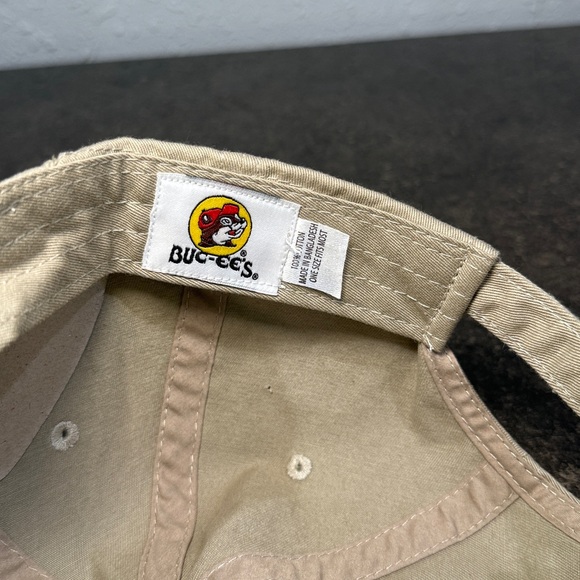 Original Tan Buc-ees Adjustable Baseball Hat with Buc-ees logo - Picture 6 of 6